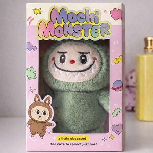 HOT 🔥 Mochi Monster Dark Green Plush Toy NIB Kawaii Collectible Cute Plush